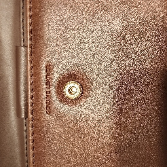 Beautiful Buxton Heiress Brown Leather RFID Long Wallet, Kisslock Pouch EUC - Picture 4 of 16